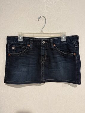5 for $10 size 32 Big Star Casey Dark Wash Denim Mini Skirt